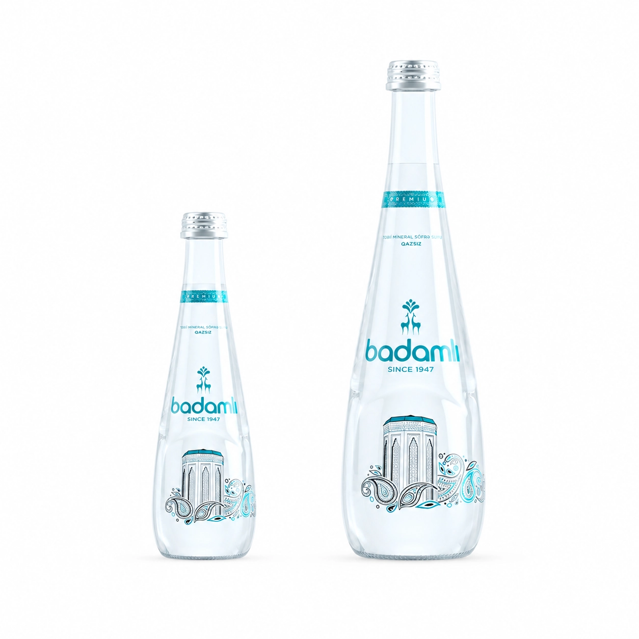 Badamli Still Premium Glass Bottle