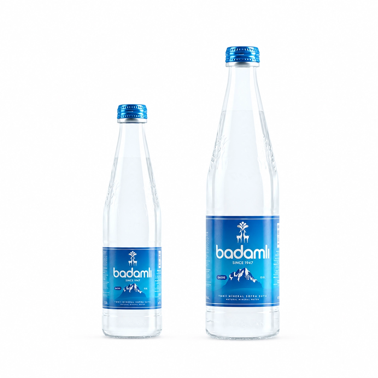 Badamli Still Glass Bottle
